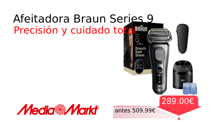 Afeitadora Braun Series 9