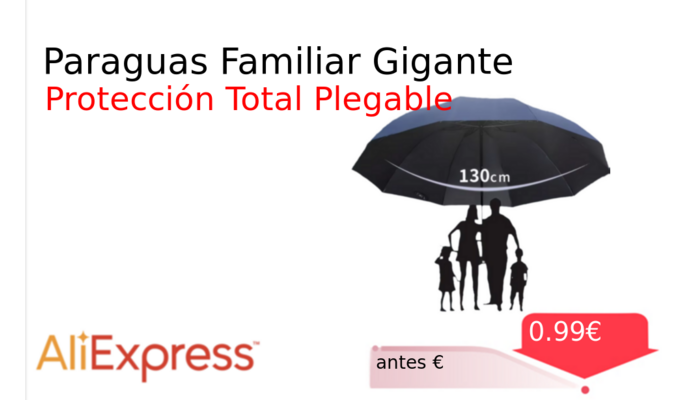 Paraguas Familiar Gigante