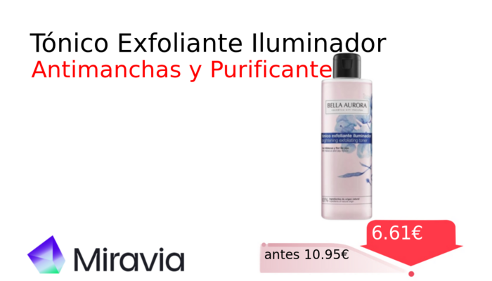 Tónico Exfoliante Iluminador