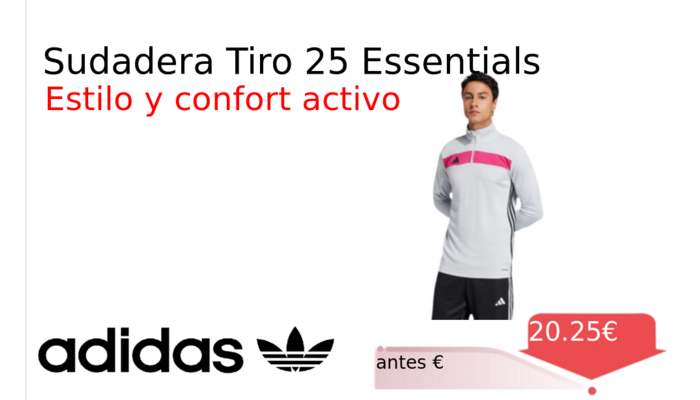 Sudadera Tiro 25 Essentials
