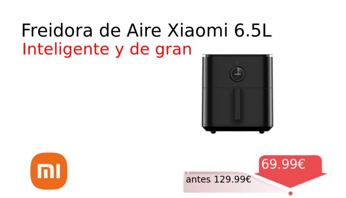 Freidora de Aire Xiaomi 6.5L