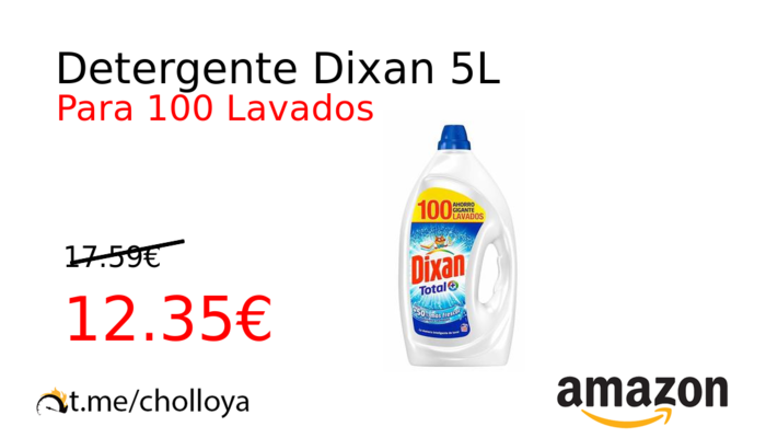 Detergente Dixan 5L