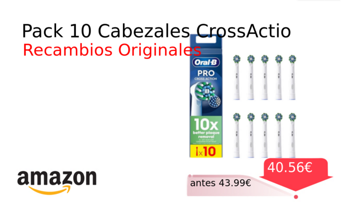 Pack 10 Cabezales CrossActio