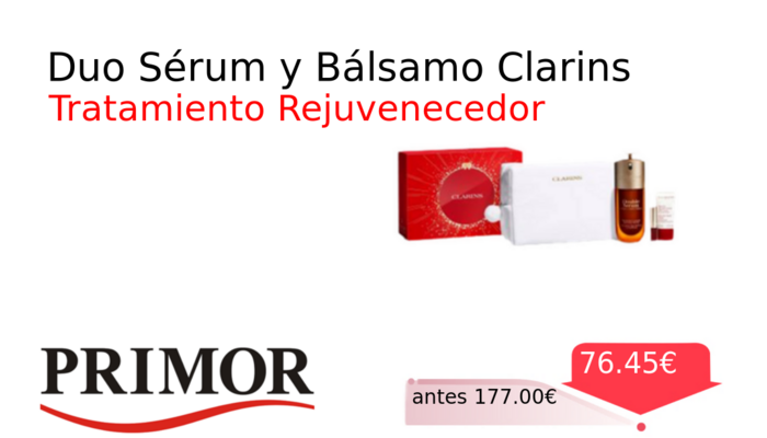 Duo Sérum y Bálsamo Clarins