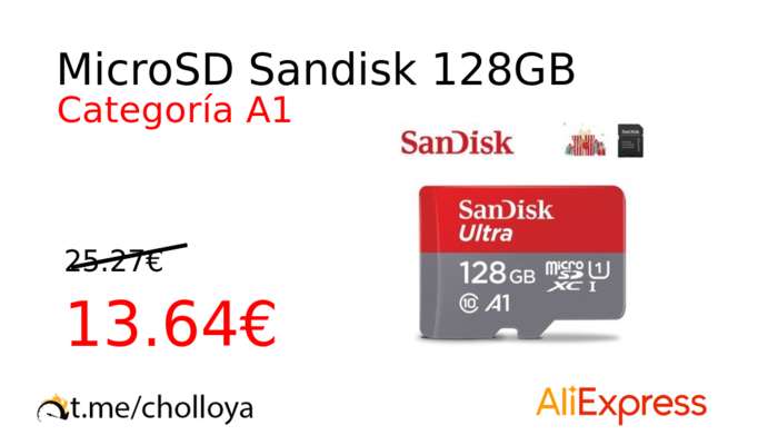 MicroSD Sandisk 128GB