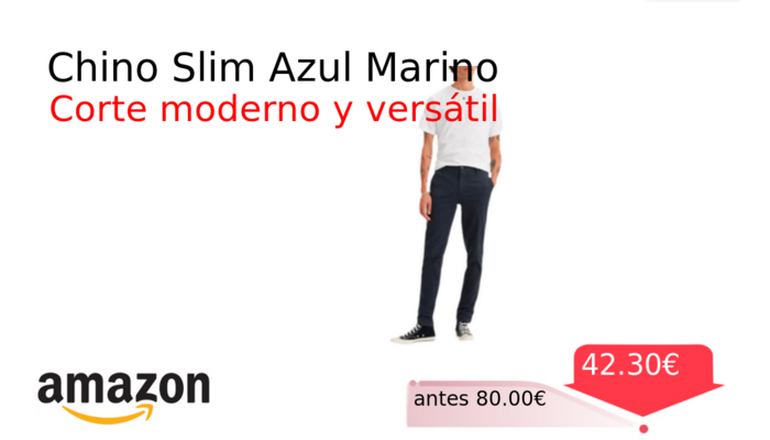 Chino Slim Azul Marino