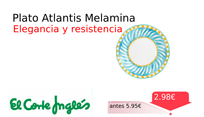 Plato Atlantis Melamina