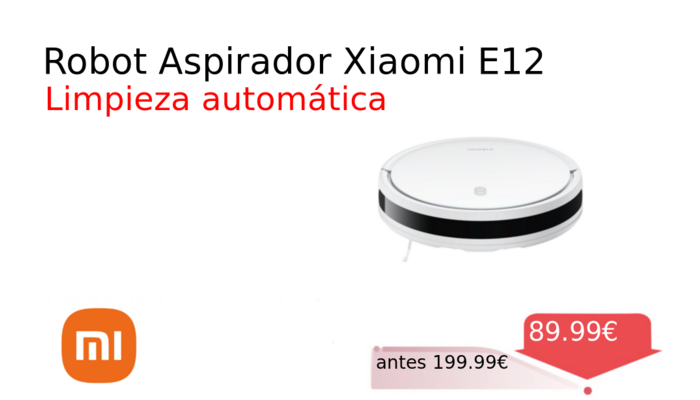 Robot Aspirador Xiaomi E12