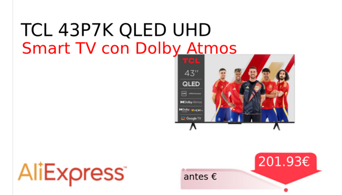 TCL 43P7K QLED UHD