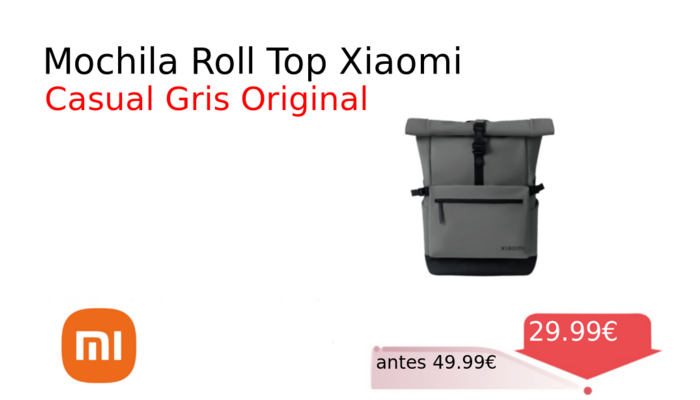 Mochila Roll Top Xiaomi