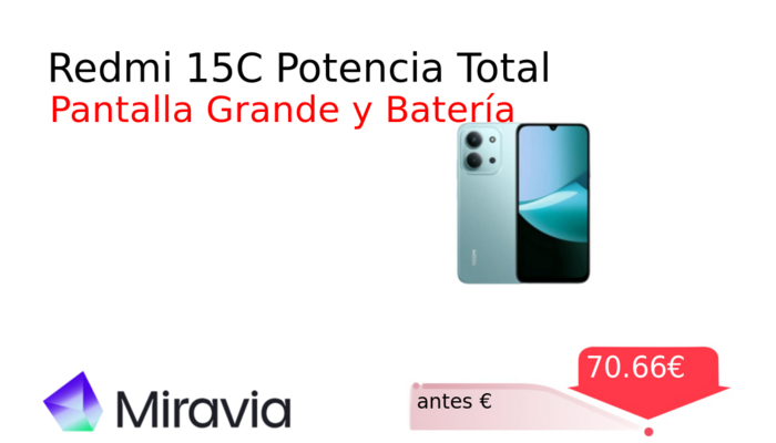 Redmi 15C Potencia Total