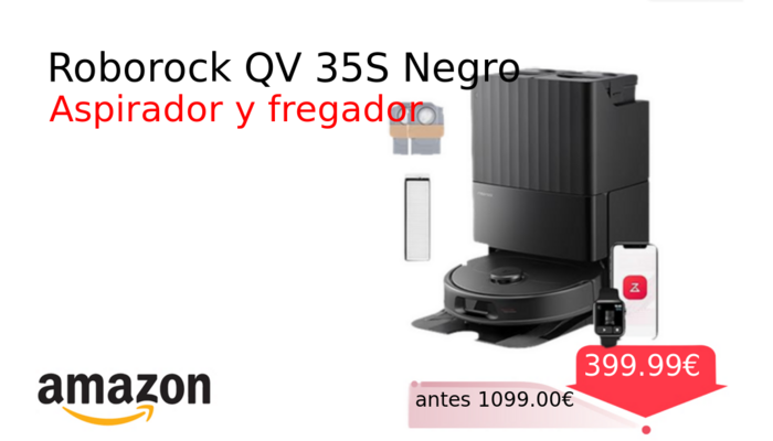 Roborock QV 35S Negro