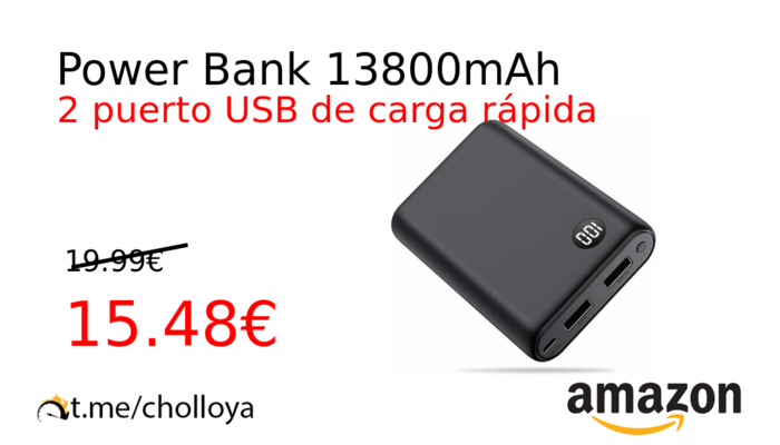 Power Bank 13800mAh