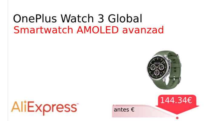 OnePlus Watch 3 Global