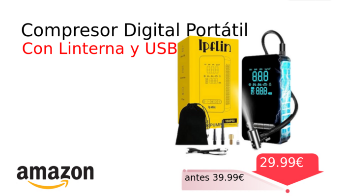 Compresor Digital Portátil
