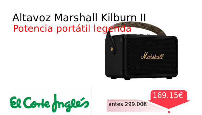 Altavoz Marshall Kilburn II