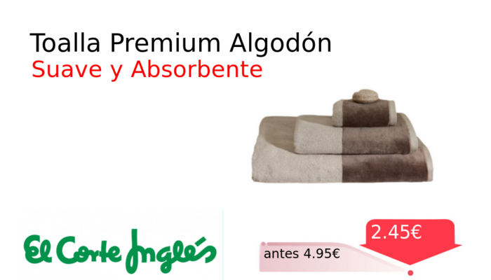 Toalla Premium Algodón