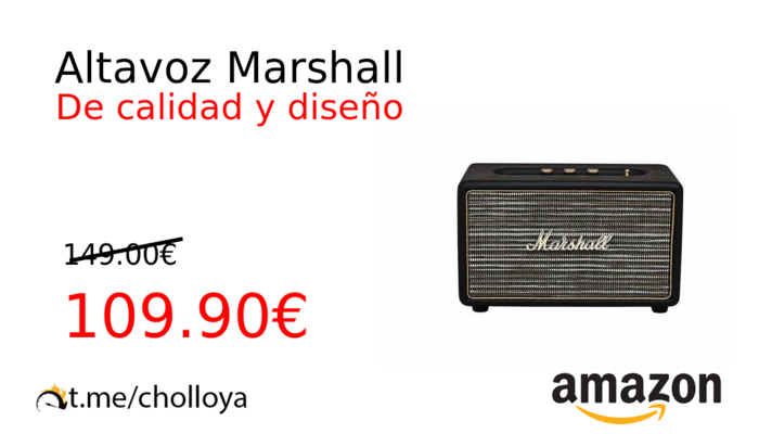 Altavoz Marshall