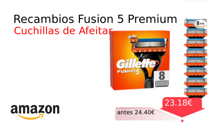 Recambios Fusion 5 Premium