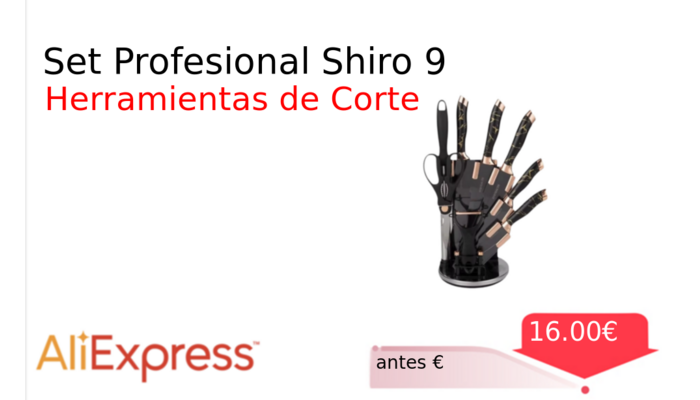 Set Profesional Shiro 9