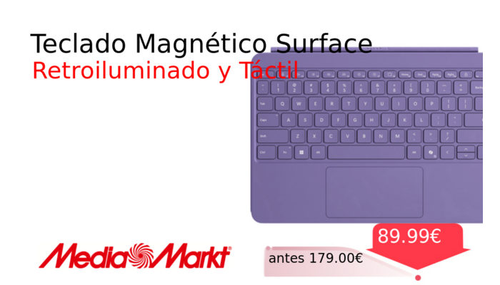 Teclado Magnético Surface