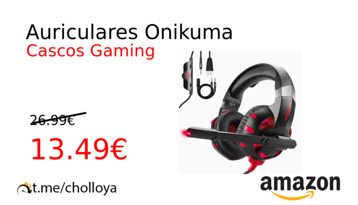 Auriculares Onikuma