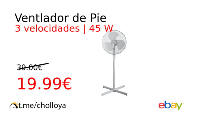 Ventlador de Pie