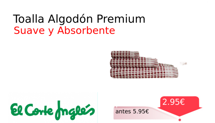 Toalla Algodón Premium
