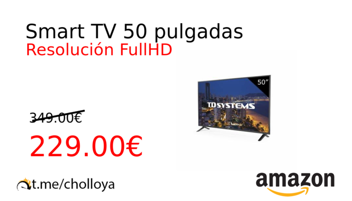 Smart TV 50 pulgadas