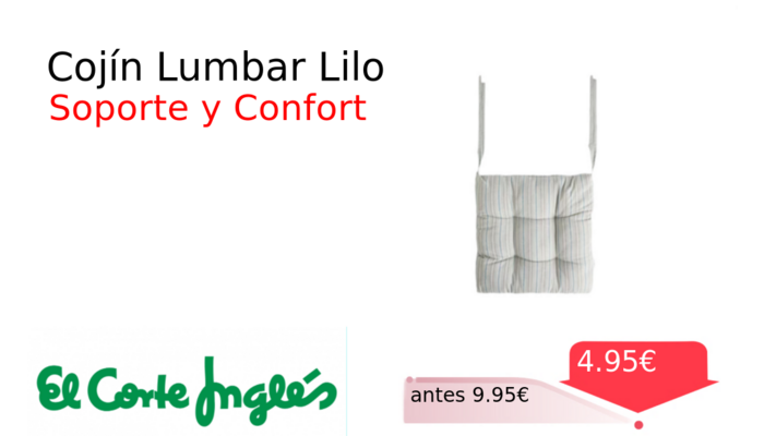 Cojín Lumbar Lilo