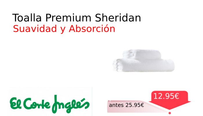 Toalla Premium Sheridan