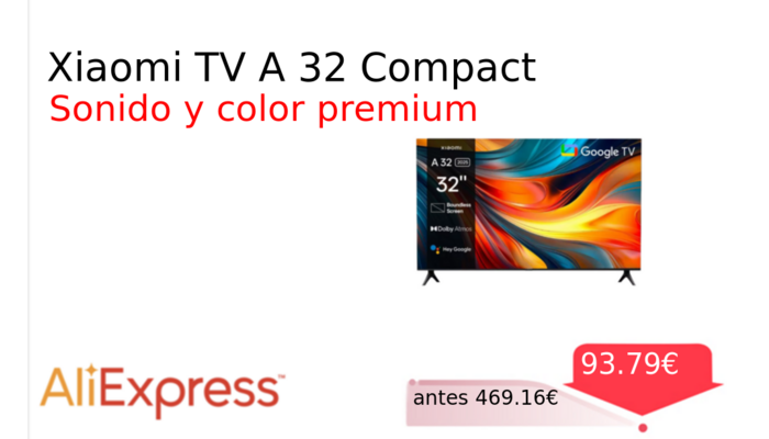 Xiaomi TV A 32 Compact