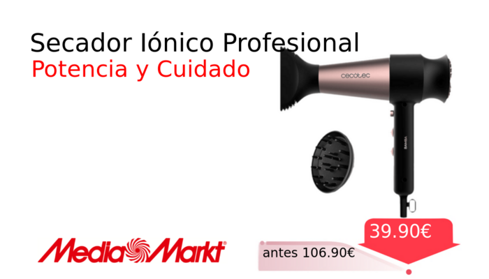 Secador Iónico Profesional