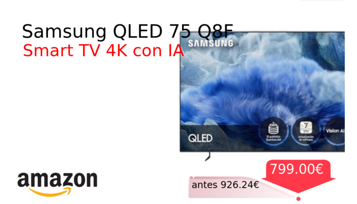 Samsung QLED 75 Q8F
