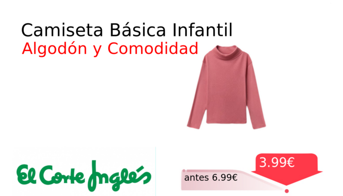 Camiseta Básica Infantil