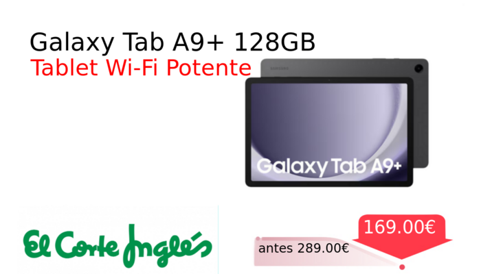 Galaxy Tab A9+ 128GB