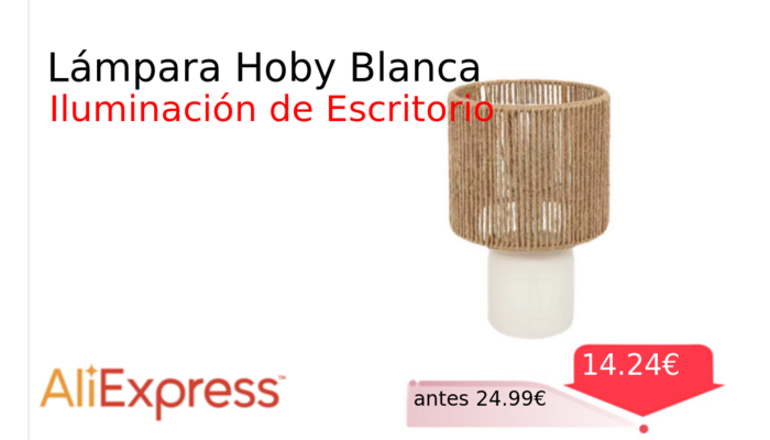 Lámpara Hoby Blanca