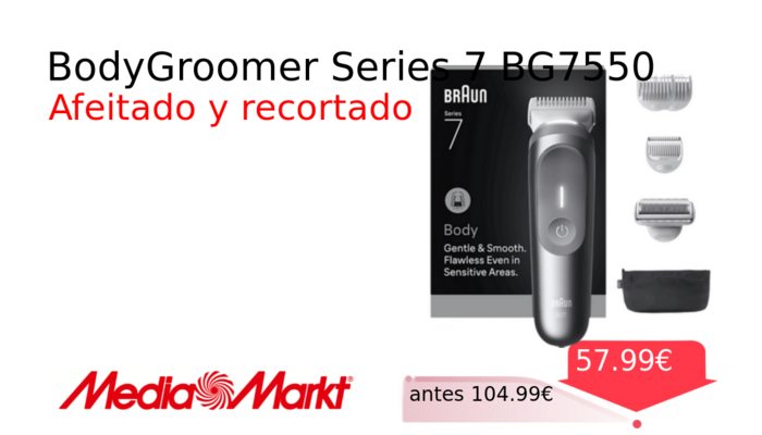 BodyGroomer Series 7 BG7550