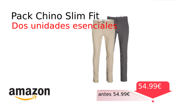 Pack Chino Slim Fit
