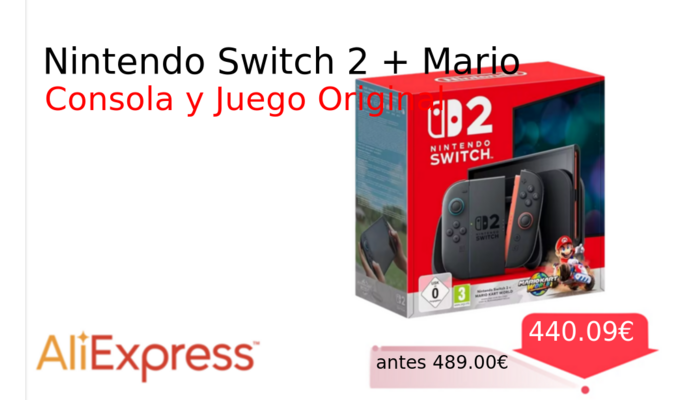 Nintendo Switch 2 + Mario