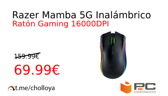 Razer Mamba 5G Inalámbrico