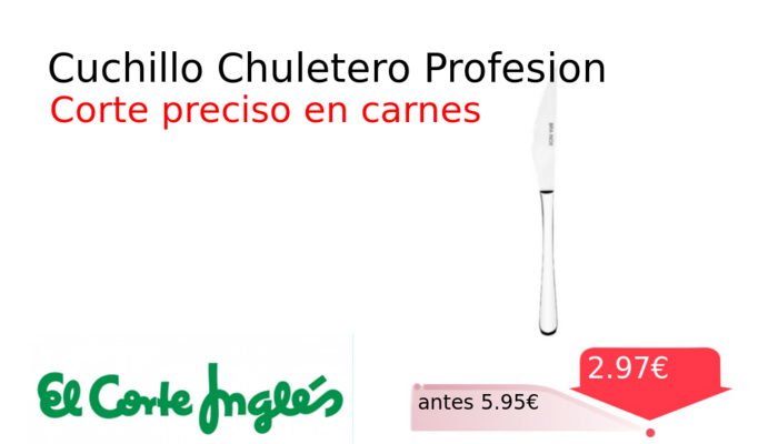 Cuchillo Chuletero Profesion
