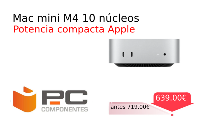 Mac mini M4 10 núcleos
