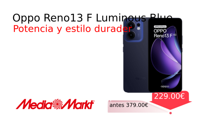 Oppo Reno13 F Luminous Blue