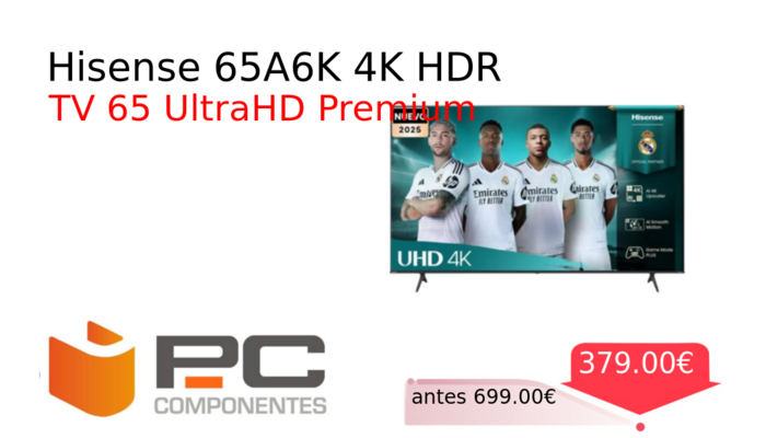 Hisense 65A6K 4K HDR