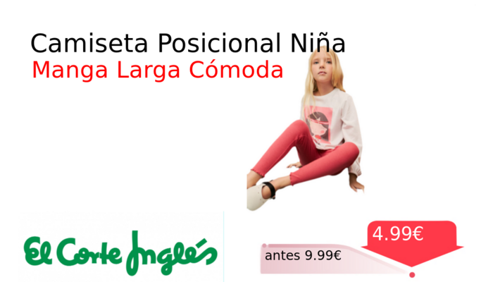 Camiseta Posicional Niña
