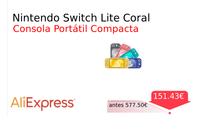 Nintendo Switch Lite Coral