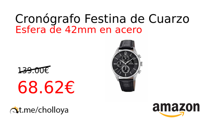 Cronógrafo Festina de Cuarzo