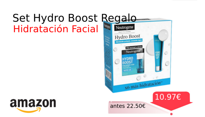 Set Hydro Boost Regalo
