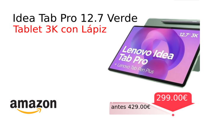 Idea Tab Pro 12.7 Verde